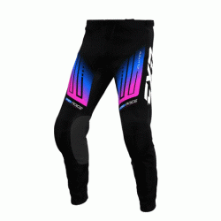 Pantaloni motocross  FXR CLUTCH MX25 BLACK BLUE PINK 